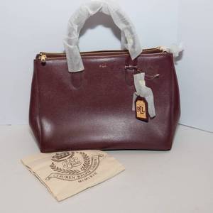 lot 9 image: Ralph Lauren Newbury Double Zip Satchel  New with Tags