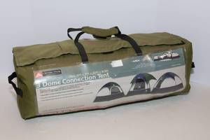 lot 73 image: Ozark Trail Three-Dome Connection Tent  Sleeps 810