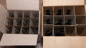 lot 75 image: Lot of New Glass Bottles  20 Total (375ml & 750ml)