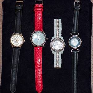 lot 92 image: Set of 4 Womens Watches  Brighton, Burgi, Charming Charlie