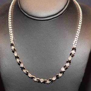 lot 71 image: Vintage Monet Rhinestone Necklace  17 Length