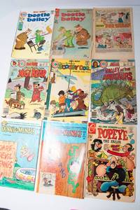 lot 124 image: Vintage Comic Lot  Dennis the Menace, Beetle Bailey & More (1970s)