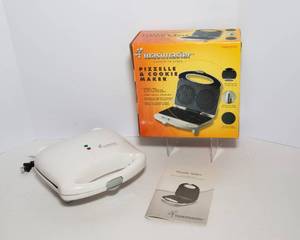 lot 140 image: Toastmaster Pizzelle & Cookie Maker  In Box