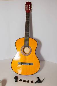 lot 168 image: Acoustic Guitar with Snark Clip-On Tuner
