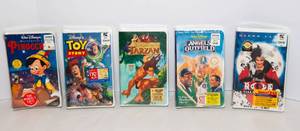 lot 165 image: Sealed Disney & Classic VHS Tapes  Lot of 5