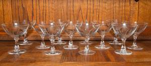 lot 166 image: Fostoria Sherbert Glasses  Set of 12, Possibly Crystal