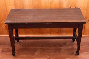 lot 248 image: Vintage Piano Bench  36 x 16 x 20.75