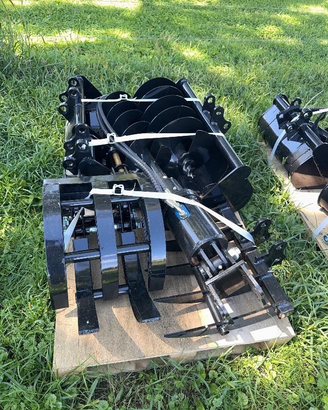 lot 6017 image: CFG Mini Excavator Attachments, Set of 9 (12EX-ATA)