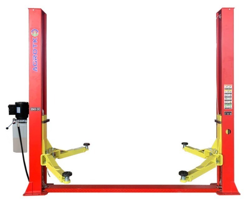 lot 3955 image: AGT Two Pose Base Plate Auto Lift Car Hoist (ATK-B1000)