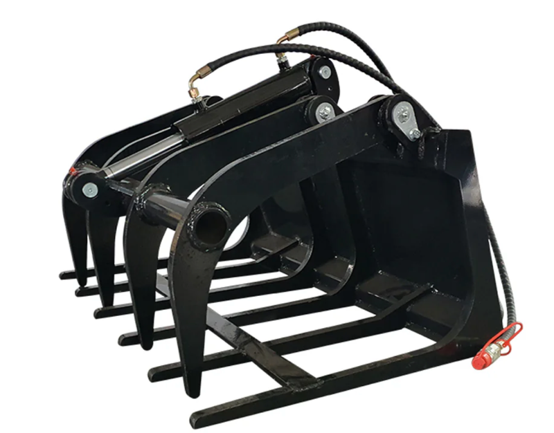 lot 5212 image: AGT Mini Skid Steer Grapple Bucket (M-HGB)