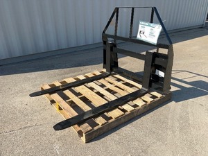 lot 4500 image: Mower King Skid Steer Fork Attachment (SAII100)