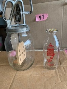 lot 49 image: Dandy butter churn, misc