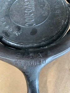 lot 54 image: Griswold waffle maker