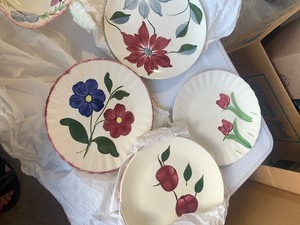lot 65 image: Blue Ridge dishes, assorted styles