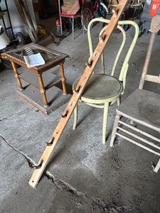 lot 138 image: 100 year old hand made coat rack