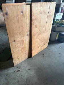 lot 148 image: 2 12 sheets and 1 14 sheet  plywood