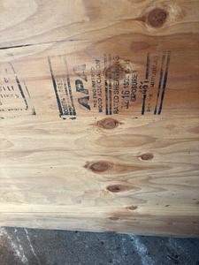 lot 151 image: 2 sheets of plywood
