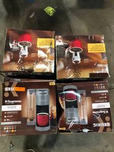 lot 61 image: Lot of Assorted Coffee Makers Various Models and Conditions Customer Returns See Pictures