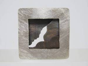 lot 32 image: Impressive Signed Sculptural Sterling Silver 3D Modernist Brooch 