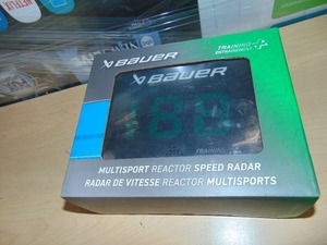 lot 27 image: Bauer Reactor Multi Sport Radar Gun Baseball Hockey Speed Clock Training Aid