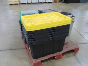 lot 49 image: Mixed Bins And Trash Cans