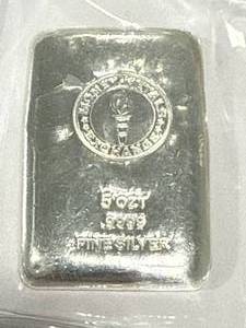 5oz .999 Silver Bar