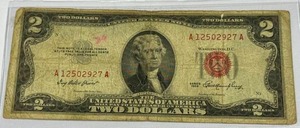 lot 19 image: 1953 $2 Bill