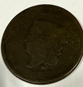 lot 38 image: 1817 Large Cent Penny