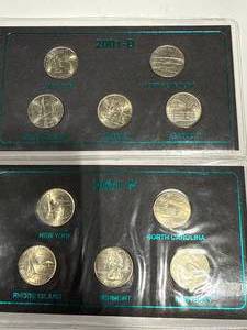 lot 41 image: 2001- P & D State Coins