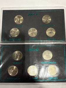 lot 42 image: 2001- P & D State Coins