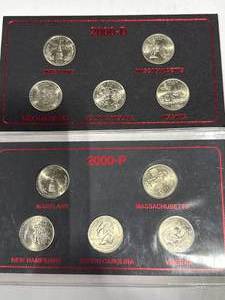lot 44 image: 2000- D &P State Coin Set