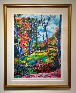 lot 11A image: Laurie Bender A.P. Framed Landscape Gicle Art Print