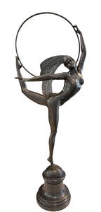 lot 14 image: J.P. Morante Art Deco Bronze-Style Dancer Sculpture