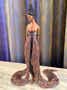 lot 15 image: Ert Limited Edition Feather Gown Sculpture