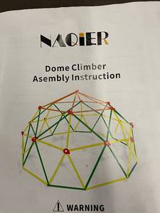 lot 2 image: Dome Climber Play Structure Assembly Kit