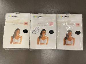 lot 10 image: Lot of 3 Medela Seamless Softcup Maternity Nursing Bras Size 36B