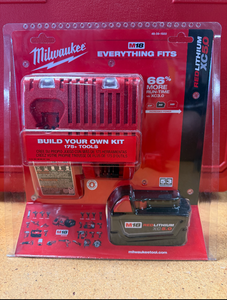lot 3 image: Milwaukee M18 18-Volt Lithium-Ion XC Starter Kit with 5.0Ah Battery and Charger BRAND NEW 48-59-1850 MSRP $219