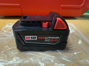 lot 6 image: Milwaukee M18 18-Volt Lithium-Ion XC Extended Capacity Battery Pack 3.0Ah BRAND NEW 48-11-1828 MSRP $129