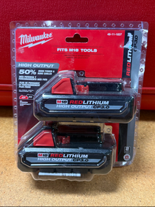 lot 13 image: Milwaukee M18 18V Lithium-Ion HIGH OUTPUT CP 3.0 AH Battery Pack - Brand New - MSRP $199