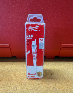 lot 33 image: 50 Pack Milwaukee 6 5 TPI Super Sawzall Blades , Nail Embedded Wood - BRAND NEW  48-01-6035 MSRP $112