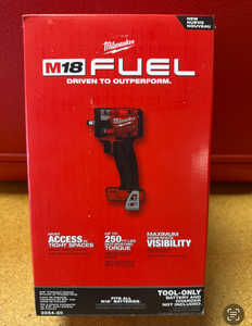 lot 34 image: Milwaukee M18 FUEL GEN-3 18V Lithium-Ion Brushless Cordless 38 in. Compact Impact Wrench with Friction Ring BRAND NEW 2854-29 MSRP $249