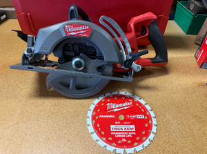 lot 37 image: Milwaukee M18 FUEL 18V Lithium-Ion Cordless 7-14 Rear Handle Circular Saw BRAND NEW 2930-20 MSRP $299