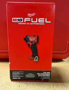 Milwaukee M18 FUEL 18V Lithium-Ion Brushless Cordless 1/4 in. Hex Impact Driver BRAND NEW 2953-20 MSRP $179