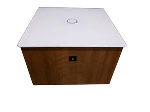 lot 36 image: Wireless & Wired Charging Accent Table
