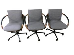 lot 42 image: 3 Herman Miller  Geiger Chairs