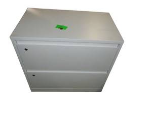 lot 93 image: Steelcase File Cabinet with Keys