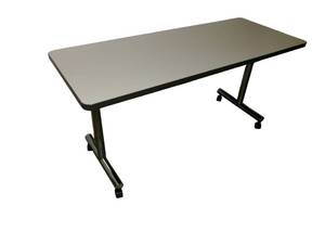 lot 106 image: Versteel Folding Table on Wheels