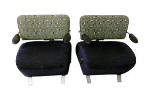 lot 112 image: 2 Guest Chairs with Removable Tablet Arm