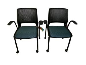 lot 126 image: 2 New SitOnIt Lumen Chairs on Wheels