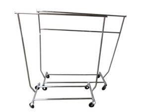 lot 136 image: 2 Clothing Racks that Collapse
